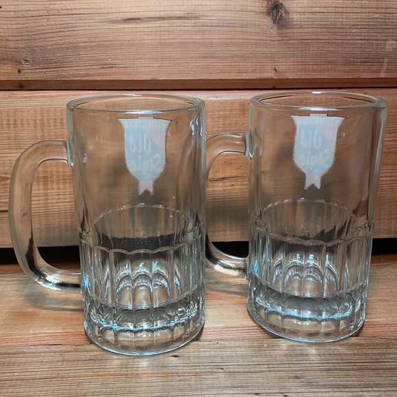 Vintage Heileman's "Old Style" Beer Mugs - Set of 2 - Picture 4 of 6